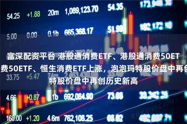 富深配资平台 港股通消费ETF、港股通消费50ETF、港股消费50ETF、恒生消费ETF上涨，泡泡玛特股价盘中再创历史新高